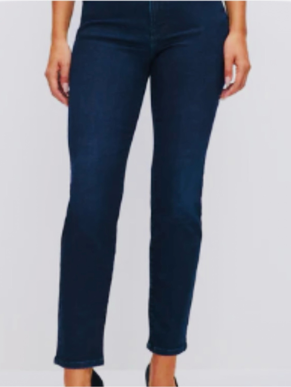 Good American Straight Leg Jeans - Dark Blue